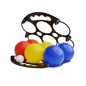 Outdoor Party Beach Game 4 Player Bocce Ball Set with Carry Case(1 Set)